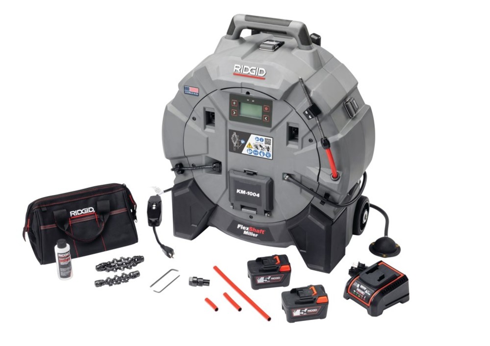 Ridgid KM-1004 FlexShaft Milling Machine Domestic 1-1/4 Inch - 4