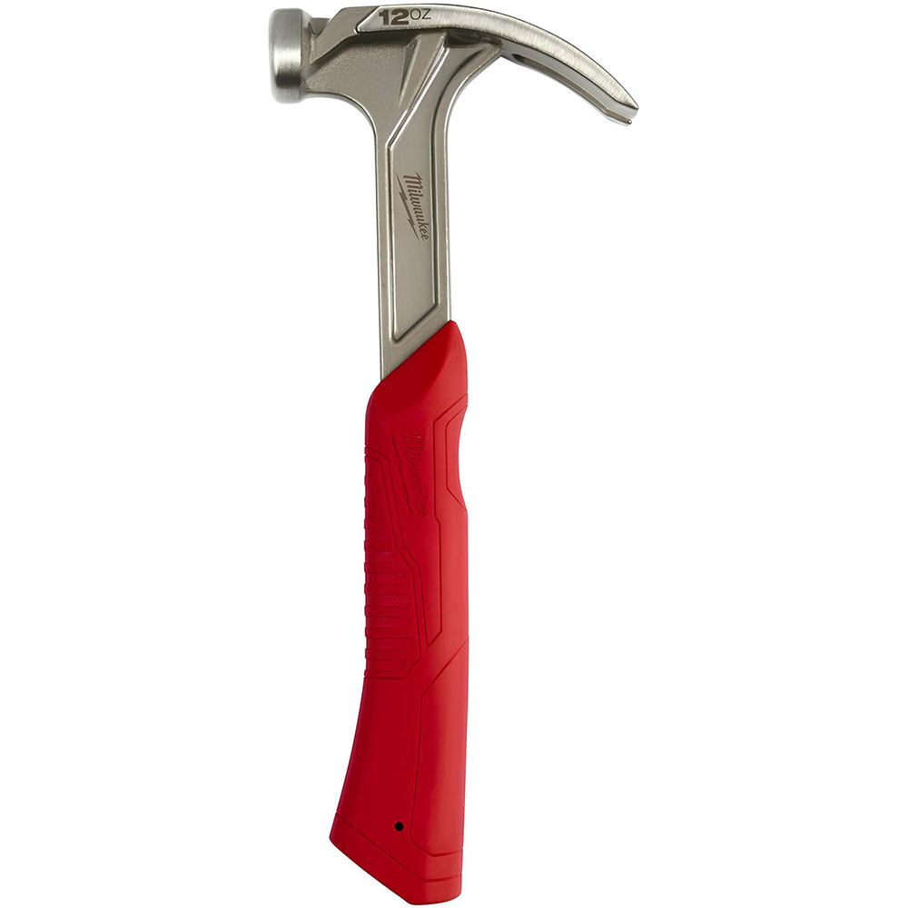 Milwaukee 12oz Smooth Face Hybrid Claw Finish Hammer 48-22