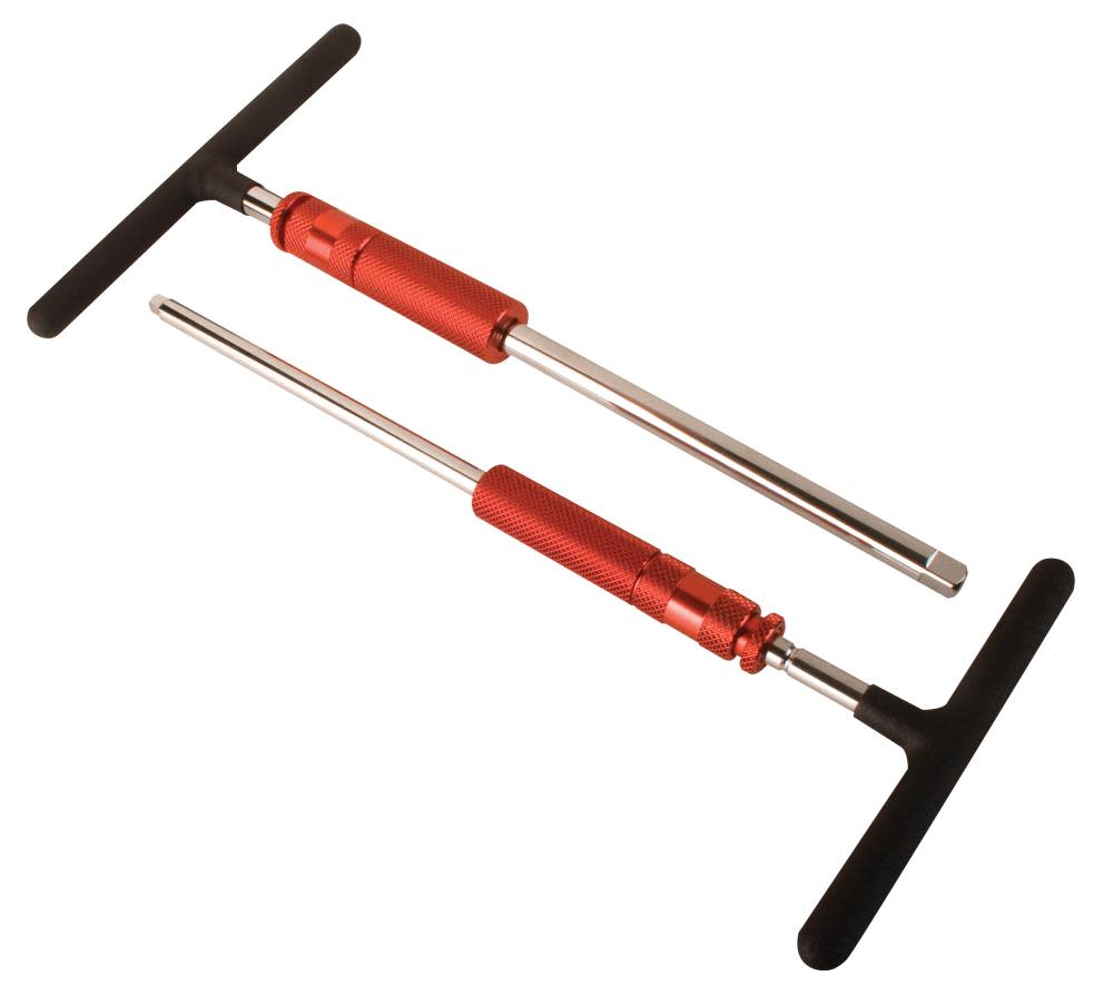 2 pc. 1/4 In. and 3/8 In. Dr Adj T-Handle Speed Wrench Set