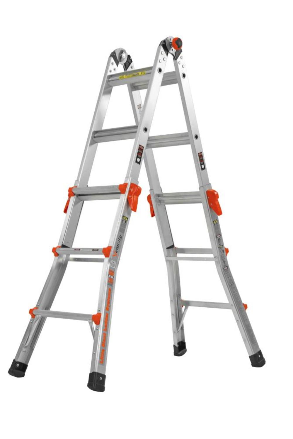 Details about   Little Giant 13-Foot Velocity Multi-Use Ladder 300lbs Duty Rating 15413-001 p0p 