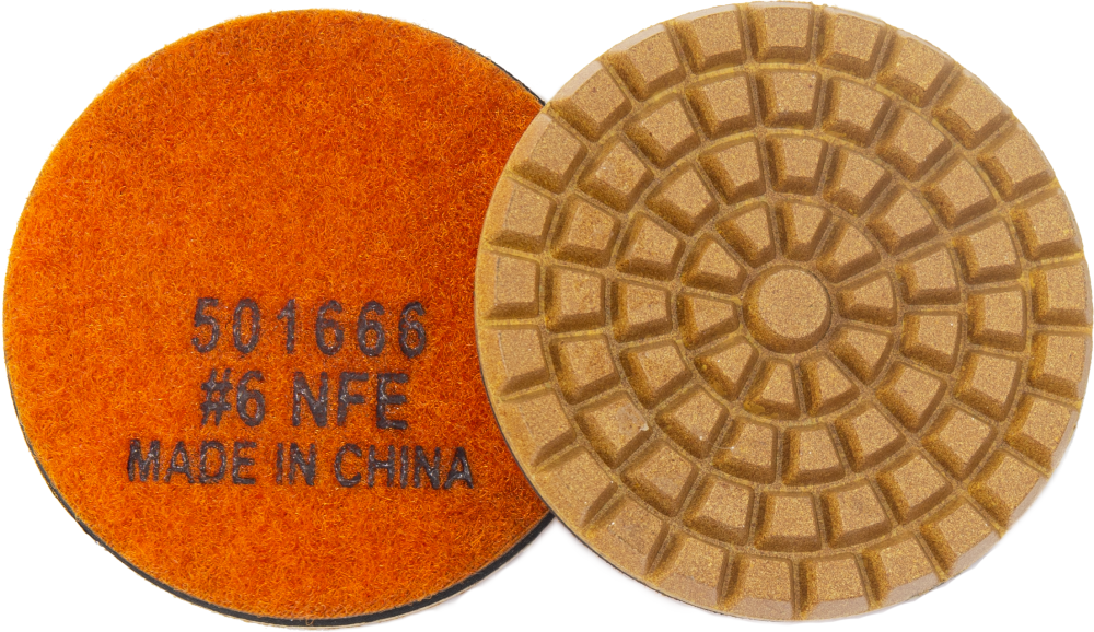 

National Flooring Equipment Resin Bond Metal Grinding Disks - 400-800 Grit 3mm