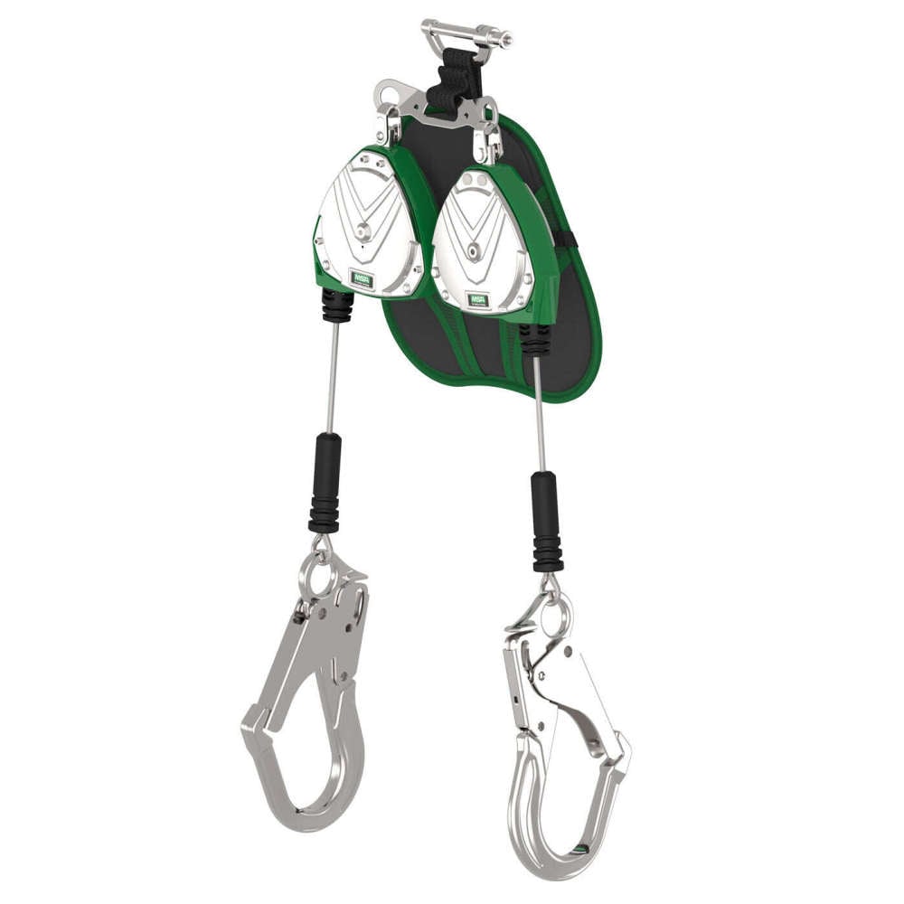 MSA Safety Works V-SHOCK EDGE 8 Ft. Twin-Leg Personal Fall