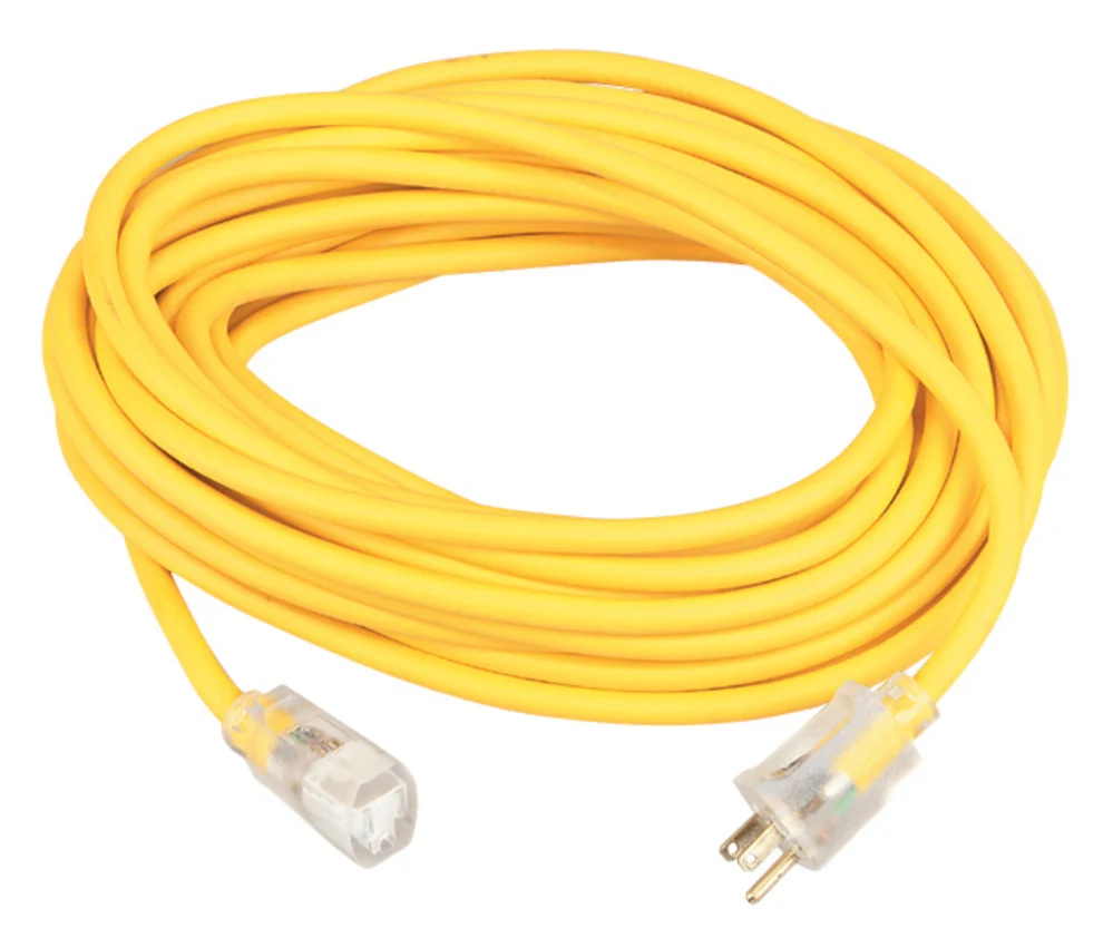 Southwire 16/3 Insulated Outdoor Extension Cord with Lighted End 50-Foot