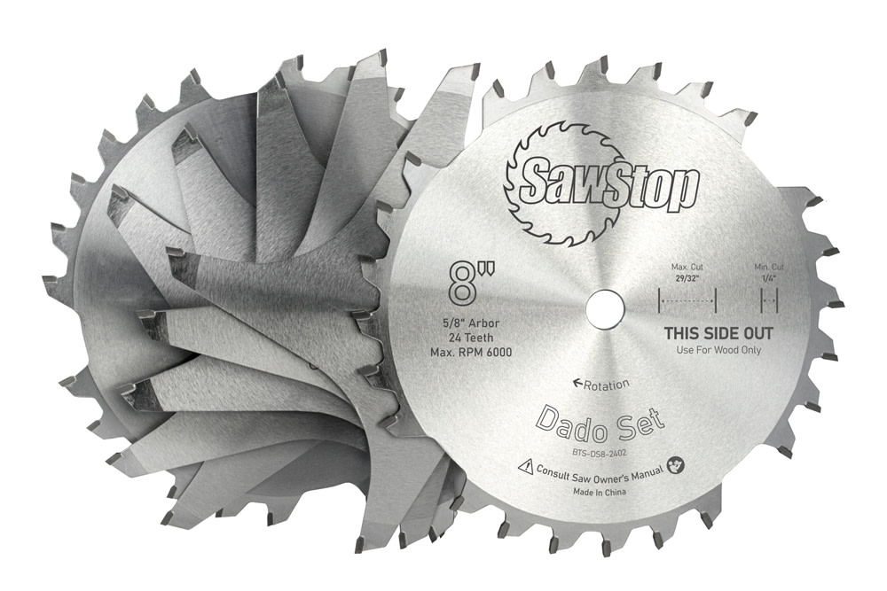 

Sawstop Dado Blade Set 8" Premium