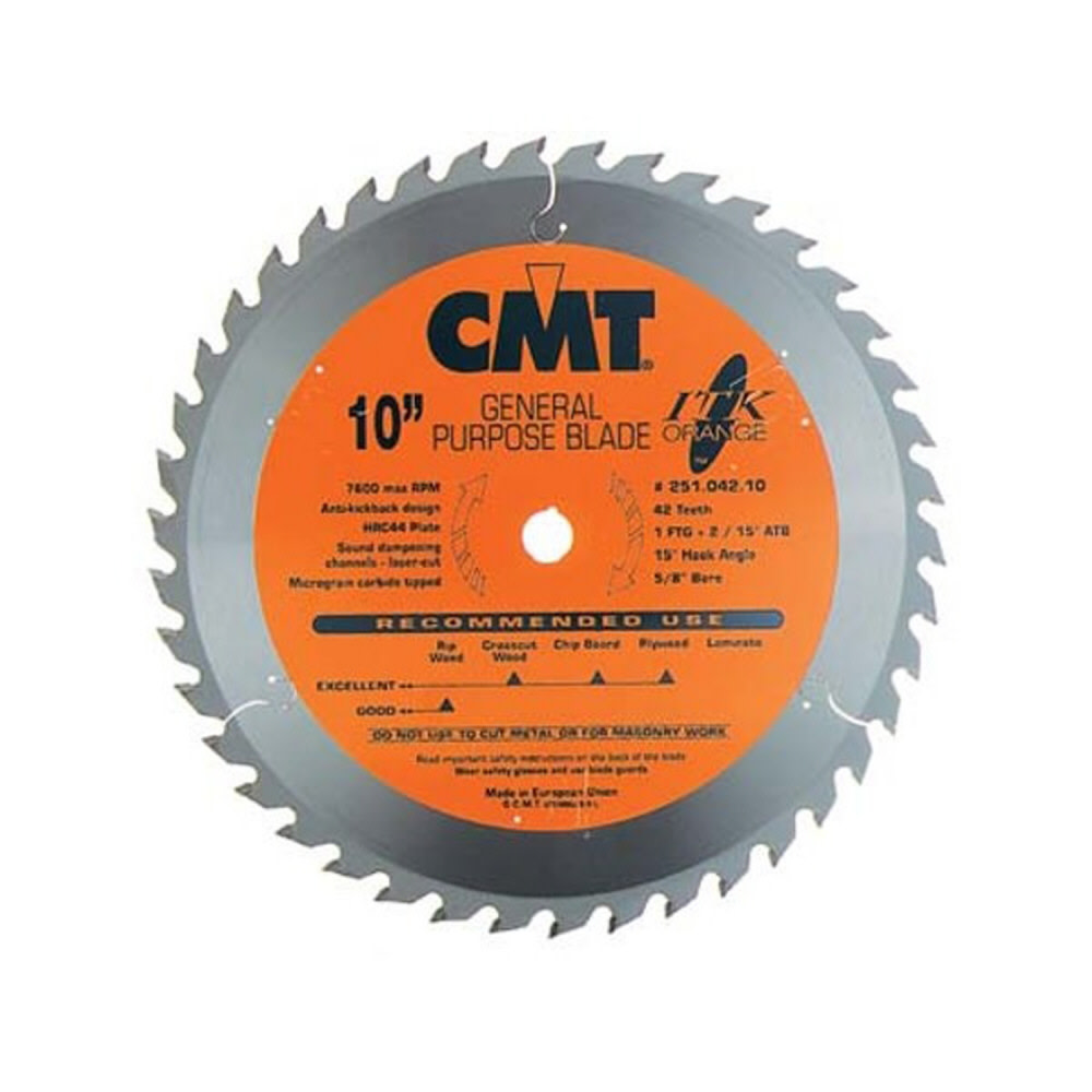 

CMT 10 In x 42 x 5/8 In ITK General Purpose Blade