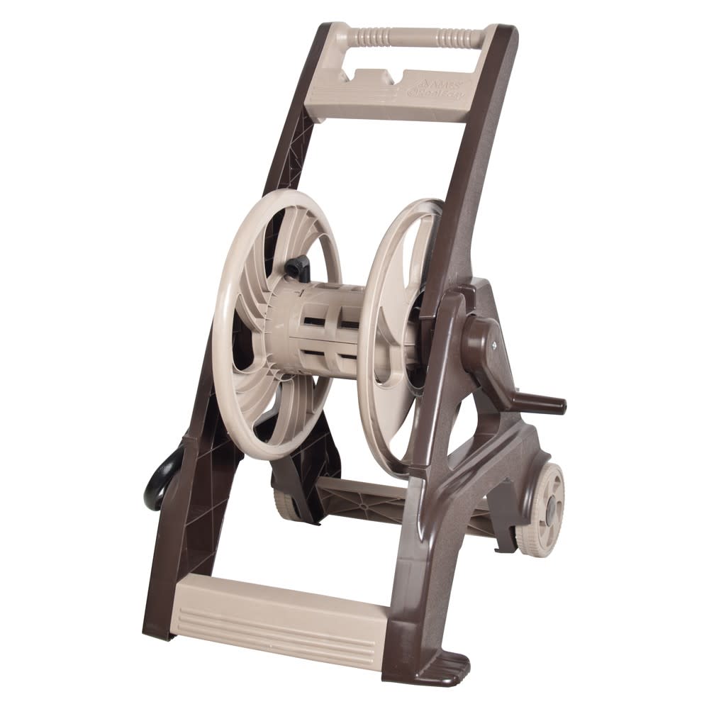 Ames FoldDown Handle Reel Easy 175 Ft. Poly Hose Cart 2385580 from Ames Acme Tools