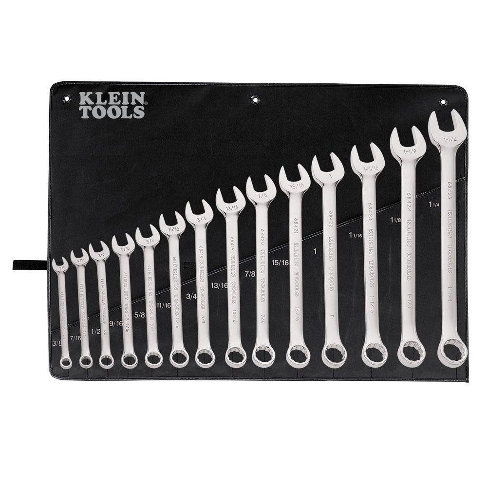 

Klein Tools 14 Piece Combination Wrench Set