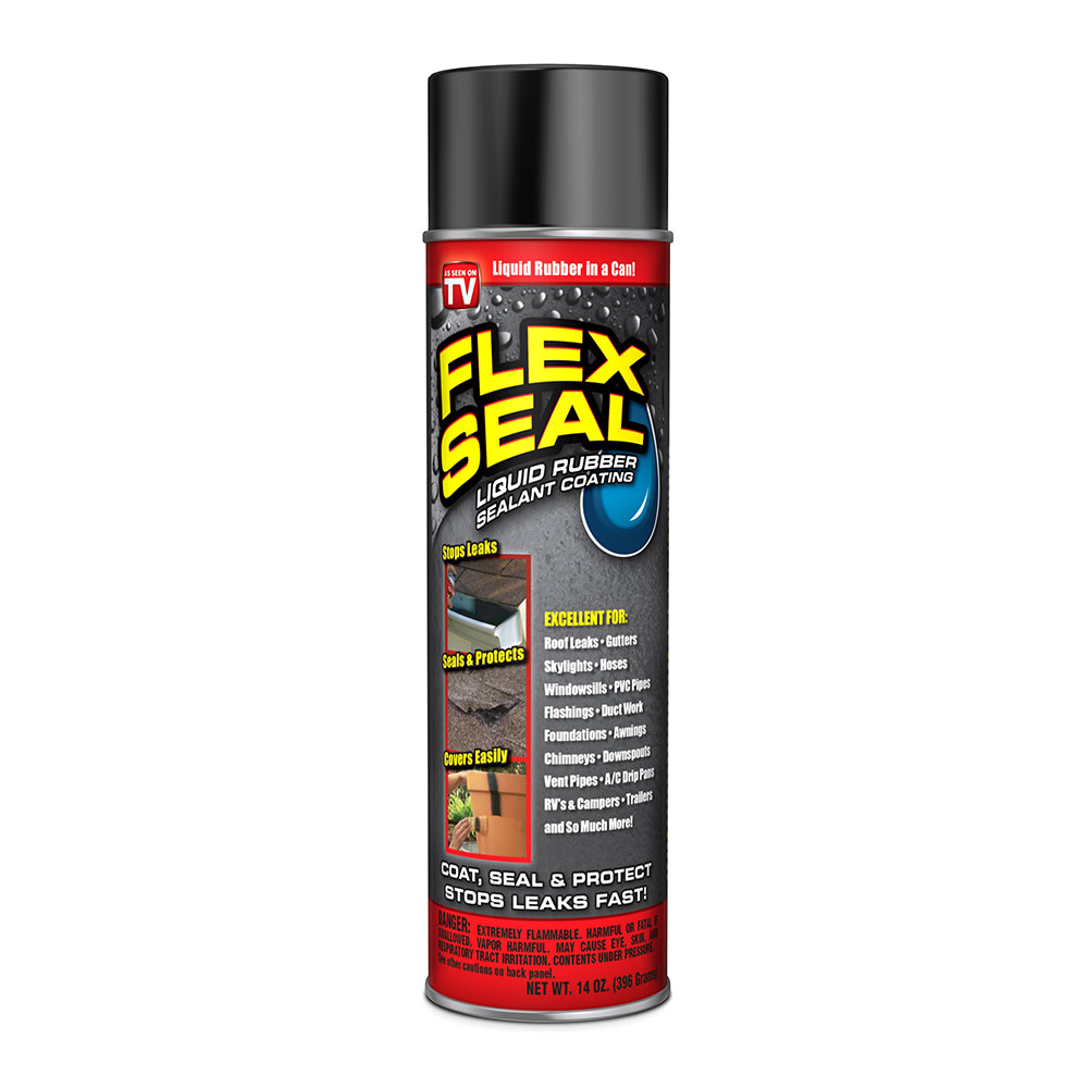 Flex Seal 14 oz Spray Rubber Sealant Black FSR20 Acme Tools
