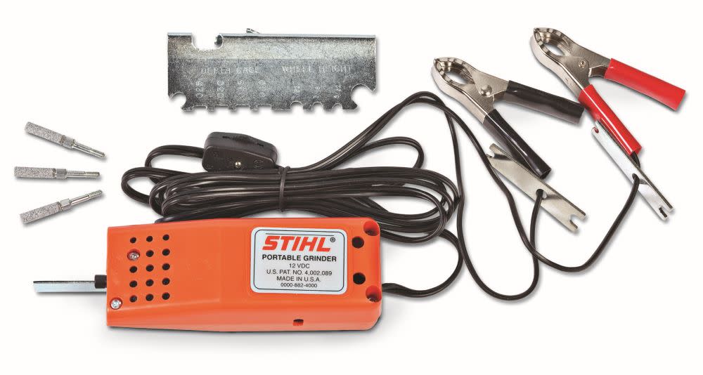 Stihl 12V Portable Saw Chain Sharpener/Grinder with Clips