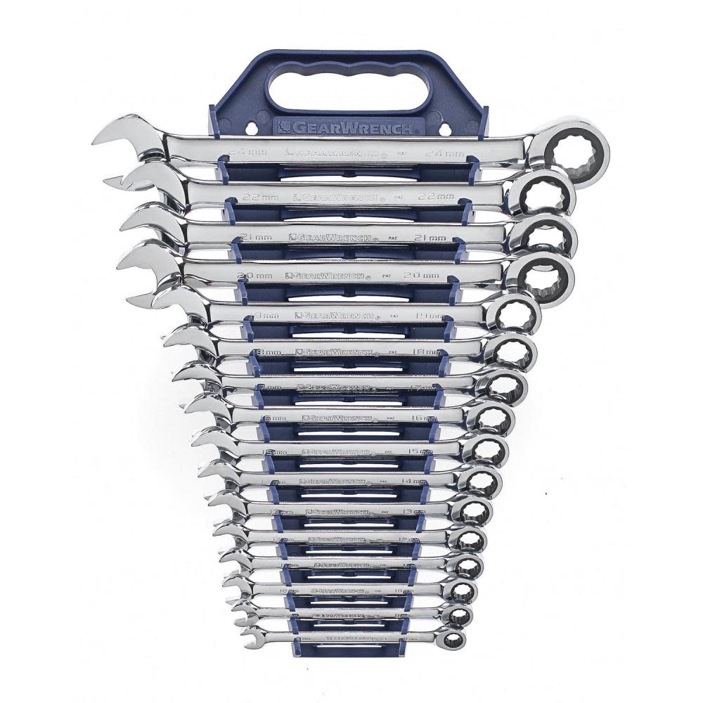 

GEARWRENCH Ratcheting Wrench Set 16 pc. Metric Combination