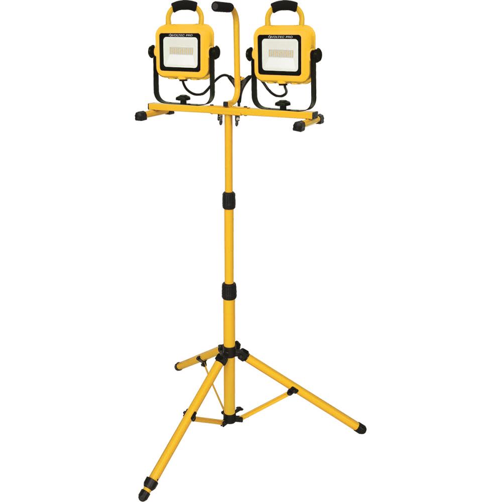 Voltec Tripod Work Light 13200 Lumen 132W AC Dual LED
