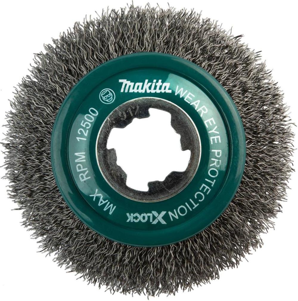 

Makita X LOCK 4" Carbon Steel Crimped Wire Bevel Brush