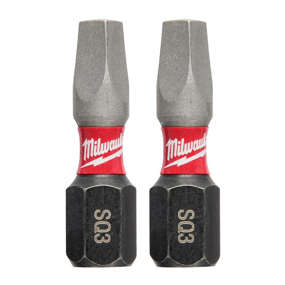 

Milwaukee SHOCKWAVE Impact Square Recess #3 Insert Bits