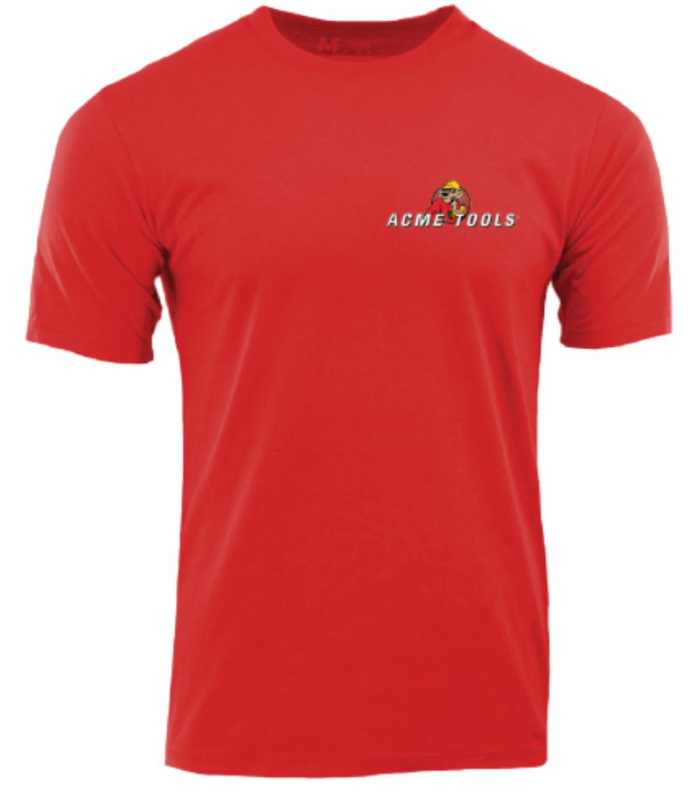 ACME TOOLS Durasoft T Shirt Short Sleeve Red Small