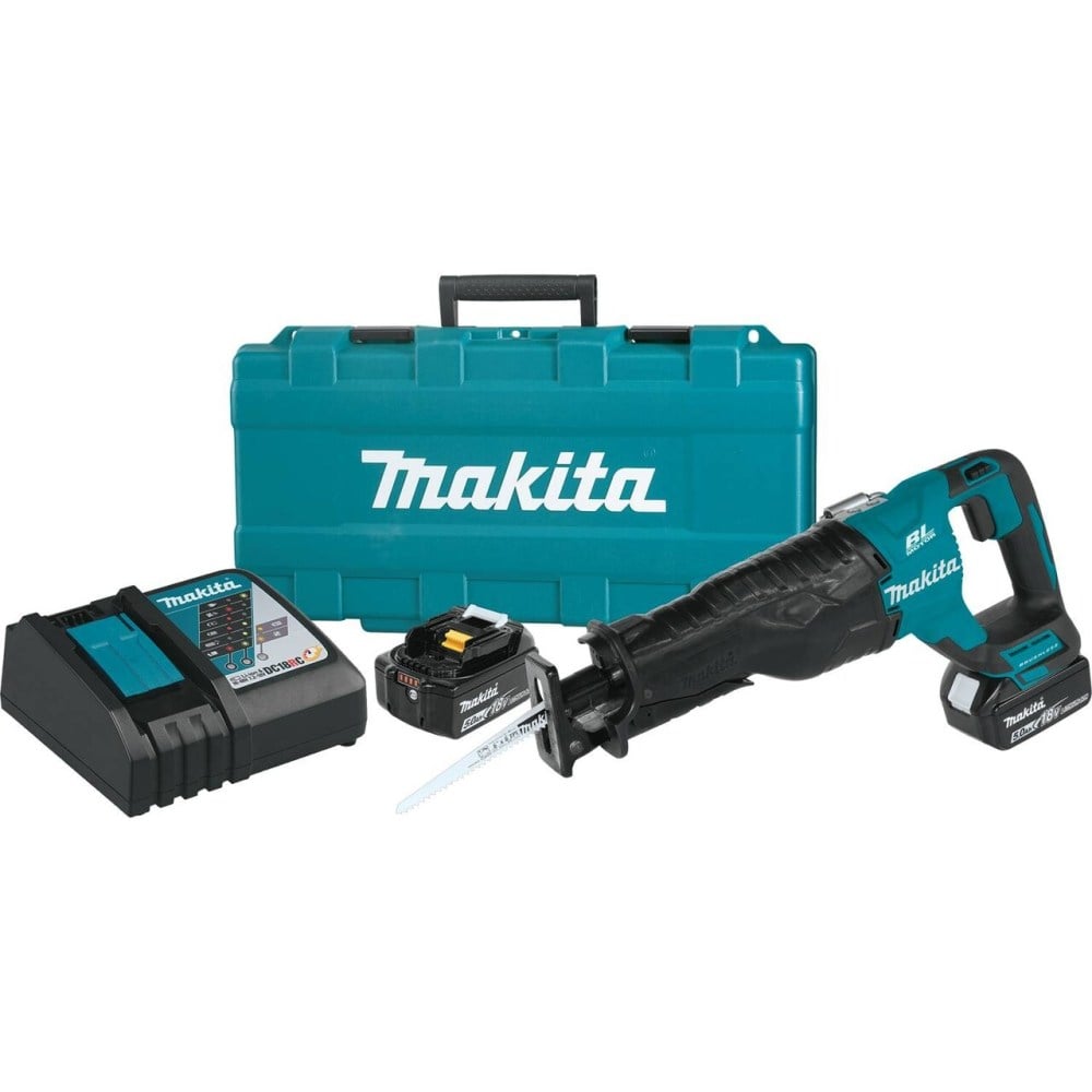 View Makita 18V LXT Lithium-Ion Brushless Cordless Recipro Saw Kit (5.0Ah)