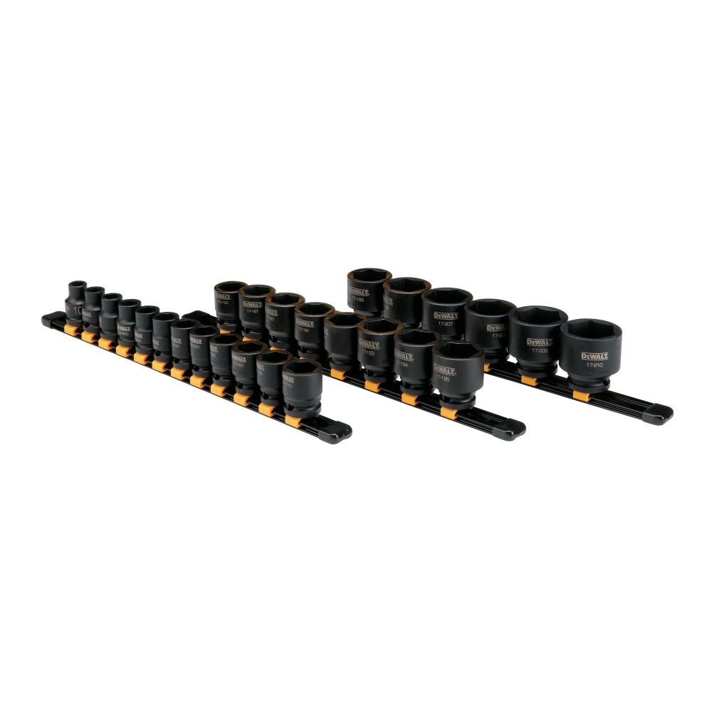 DEWALT 26 Piece 1/2 in Drive Metric Impact Socket Set PT