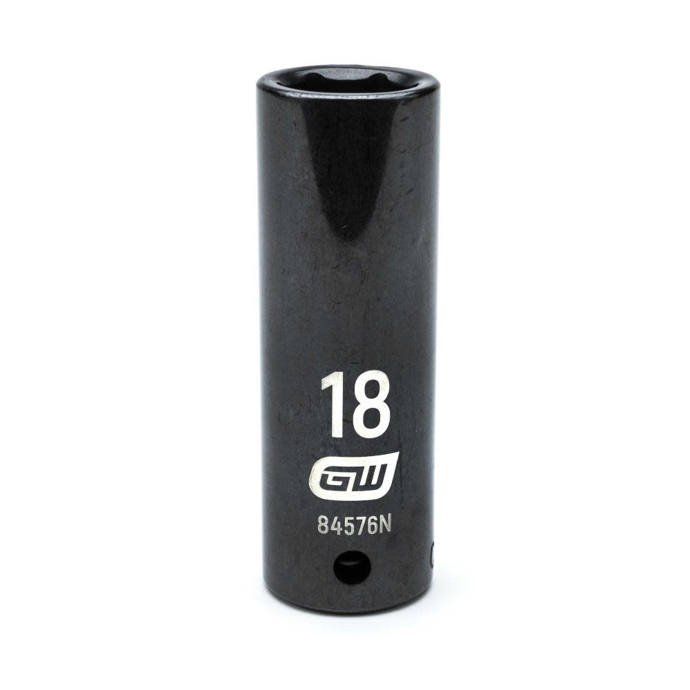 

GEARWRENCH Metric Socket Deep Impact 1/2" Drive 6 Point 18mm