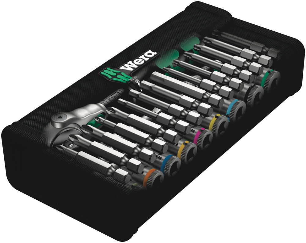 Wera Tools 28pc 1/4" Drive 8100 SA 6 Zyklop Speed Ratchet Set
