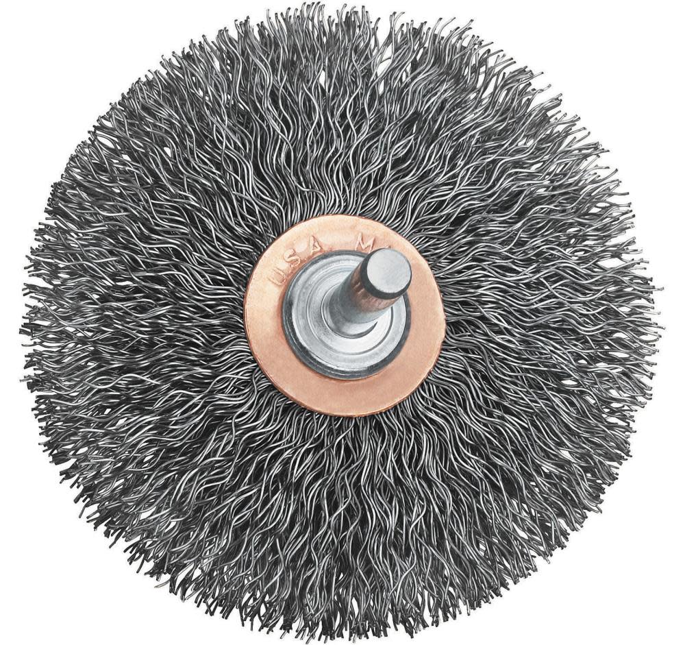 

DEWALT 3 In. x 1/4 In. HP .014 Carbon Crimped Wire Wheel