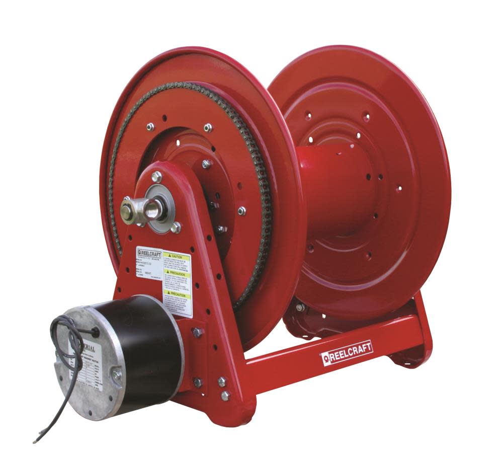 

Reelcraft Electric Motor Driven Hose Reel 3/4" x 100' 1000 PSI without Hose