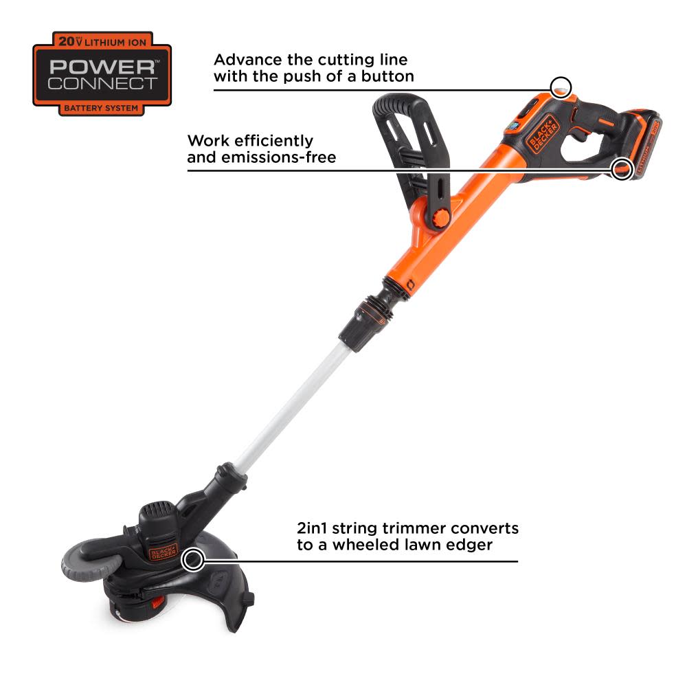 20V MAX* 2 Speed String Trimmer/Edger (LST522)