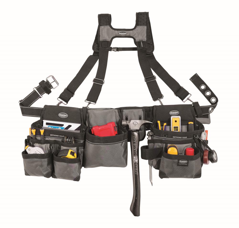 

Bucket Boss Mullet BusterTool Belt with Suspenders