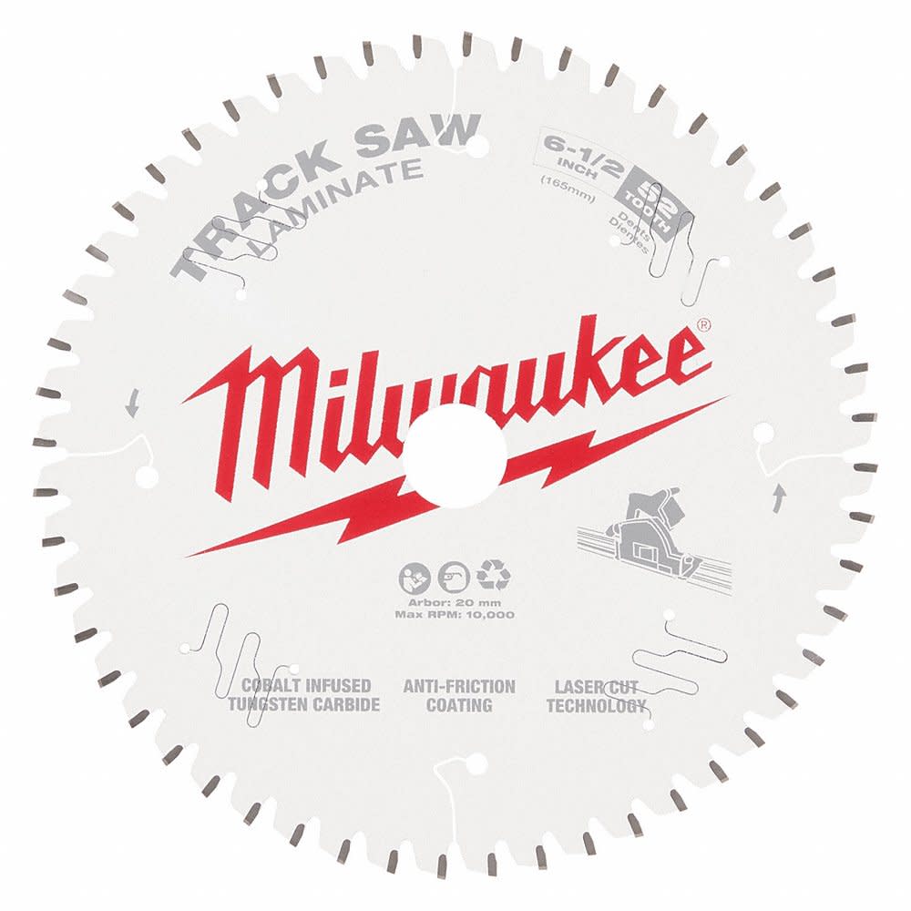 Milwaukee 6 1/2 52T Laminate Track Saw Blade