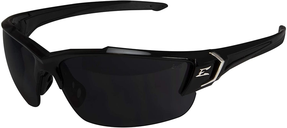 

Edge Khor G2 Polarized Safety Glasses Vapor Shield Black Frame Smoke Lens