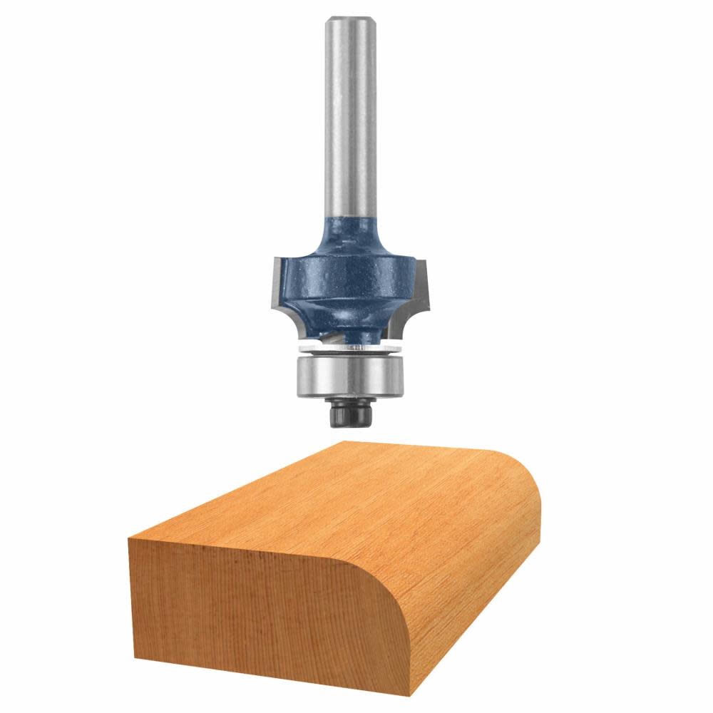 

Bosch 1/8 In. x 3/8 In. Carbide Tipped Roundover Bit