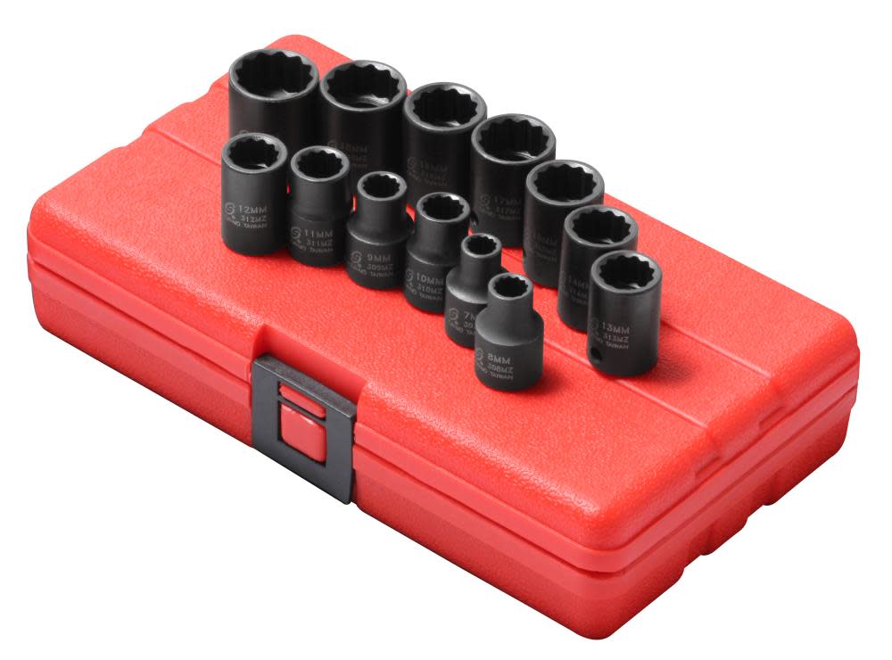 

13 pc. 3/8 In. DR 12PT Metric Impact Set