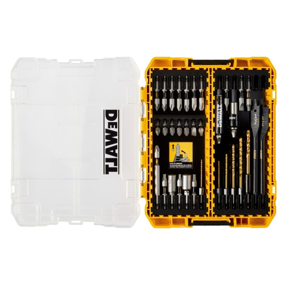 DEWALT Rapid Load Accessory Sets With Toughcase+, 35 Pieces