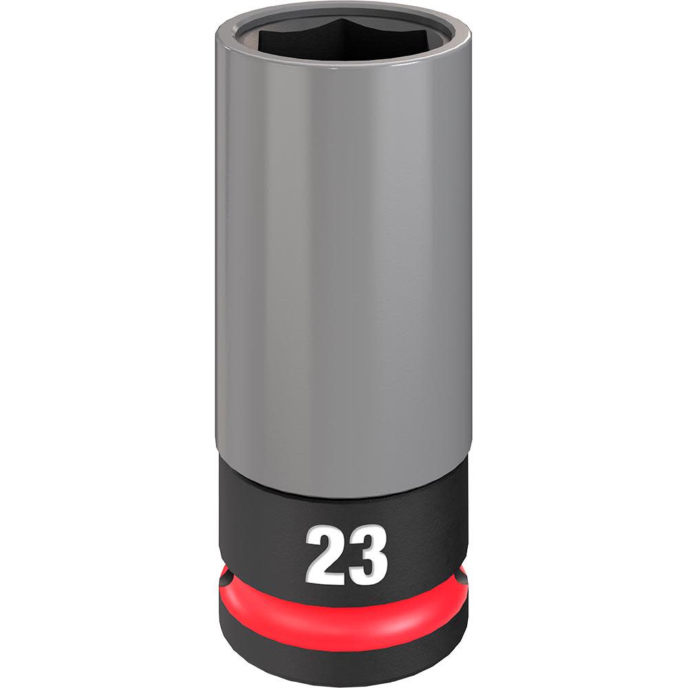 

Milwaukee SHOCKWAVE Impact Duty Socket 1/2 Drive 23MM Metric Lug Nut Wheel
