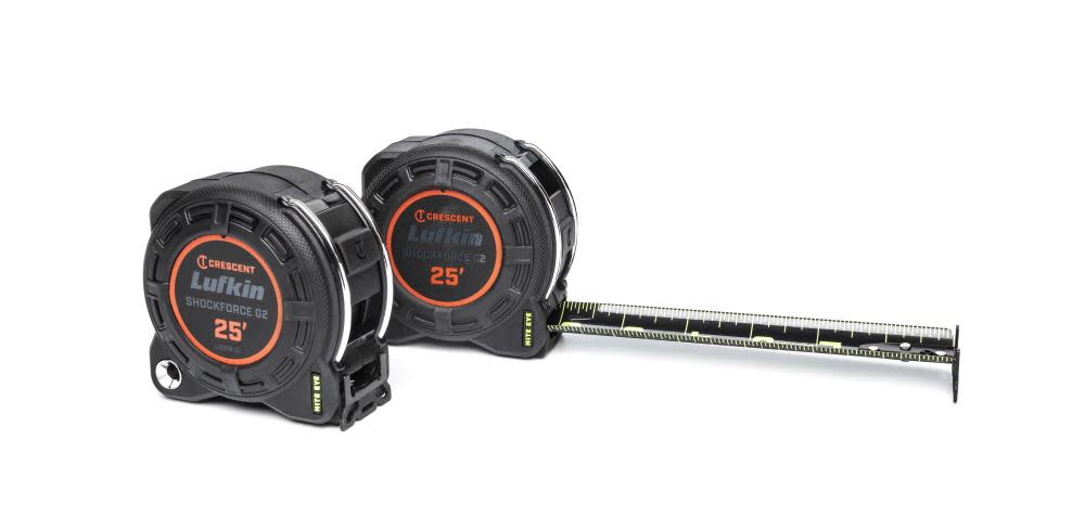 

Crescent Lufkin Shockforce Nite Eye G2 Tape Measure 25' 2pk