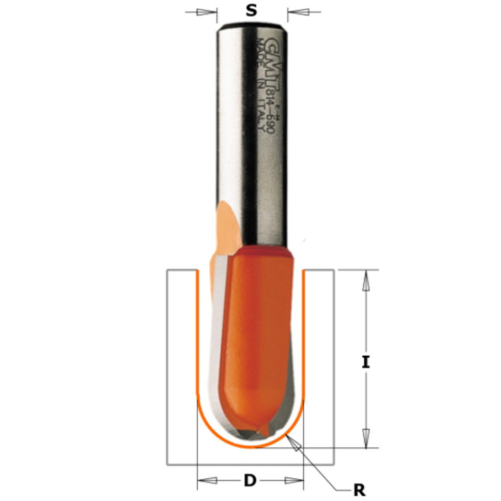 

CMT Round Nose Bit