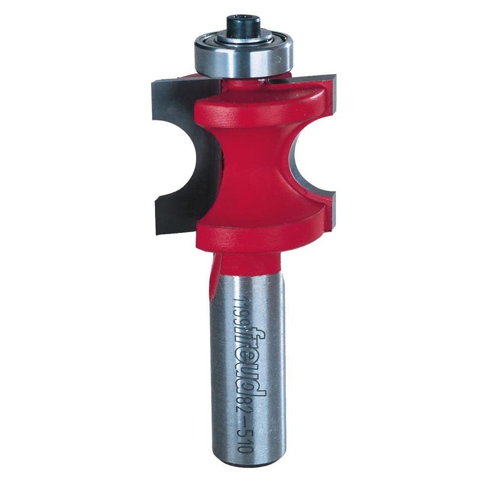 

Freud 1/4 In. Radius Half Round Bit with Bearing with 1/2 In. Shank
