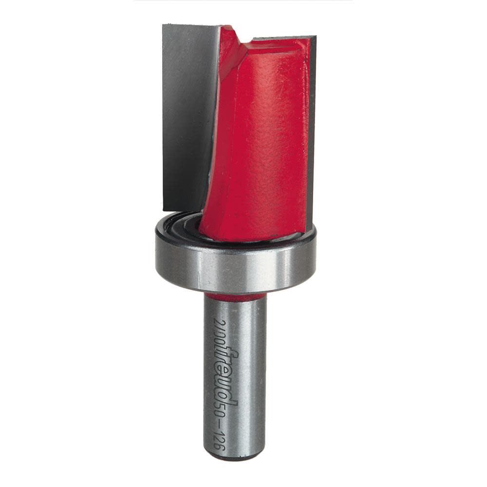 

Freud 1-1/4 In. (Dia.) Top Bearing Flush Trim Bit with 1/2 In. Shank
