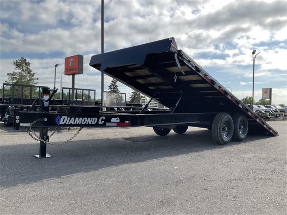 Diamond C 24 Ft. x 102 In. Heavy Duty Deck Over Tilt Trailer