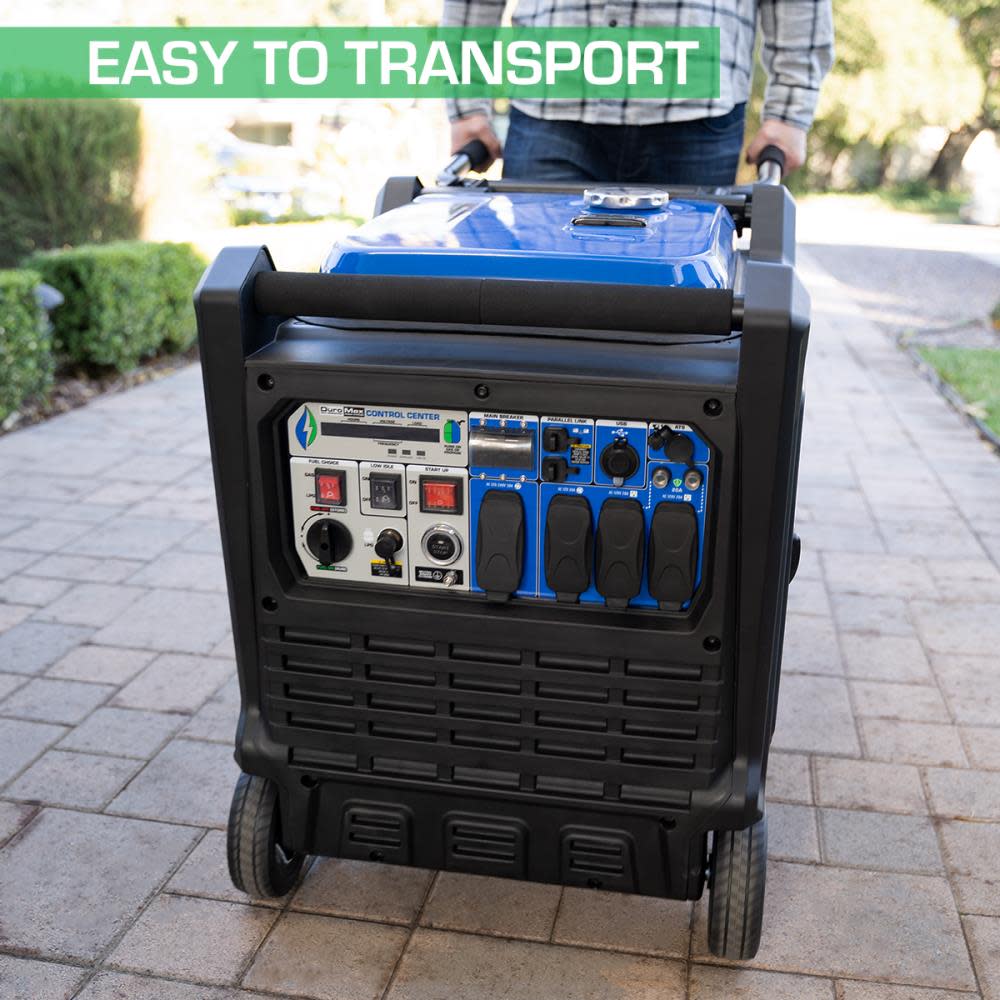 DuroMax Generator Dual Fuel Digital Inverter Hybrid Portable 9000 Watt - Image 6