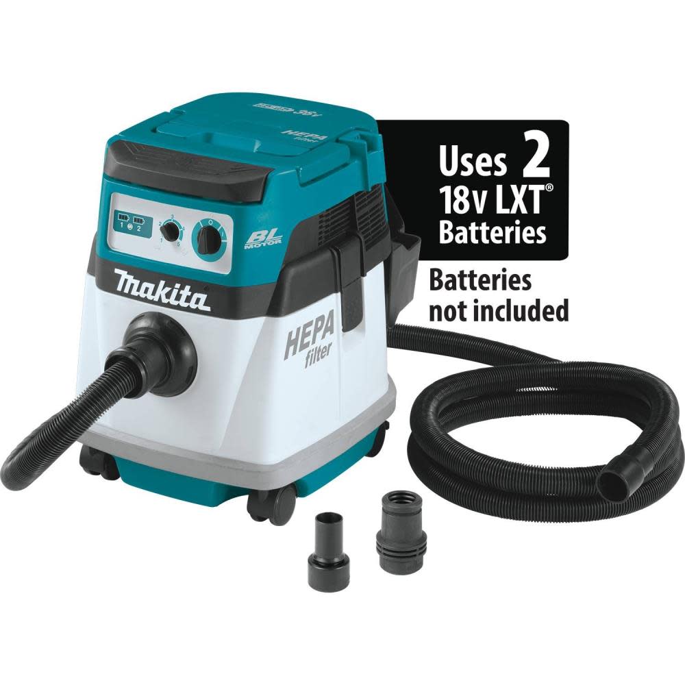 

Makita 18V X2 LXT 36V 4 Gallon HEPA Dry Dust Extractor Bare Tool