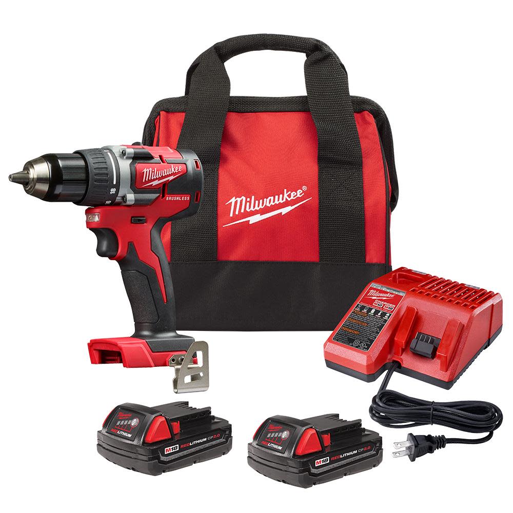 

Milwaukee M18 Compact Drill Kit 1/2" Brushless