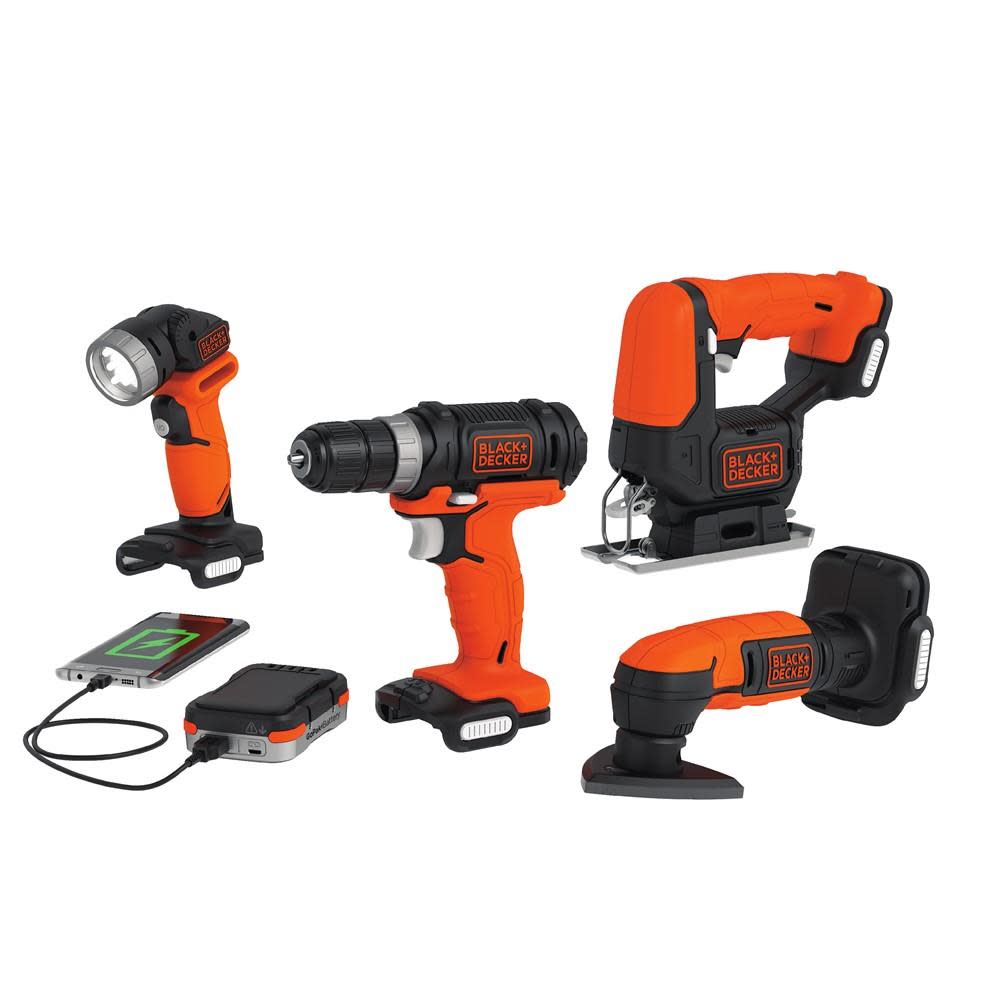 

Black and Decker GoPak 4-Tool Combo Kit