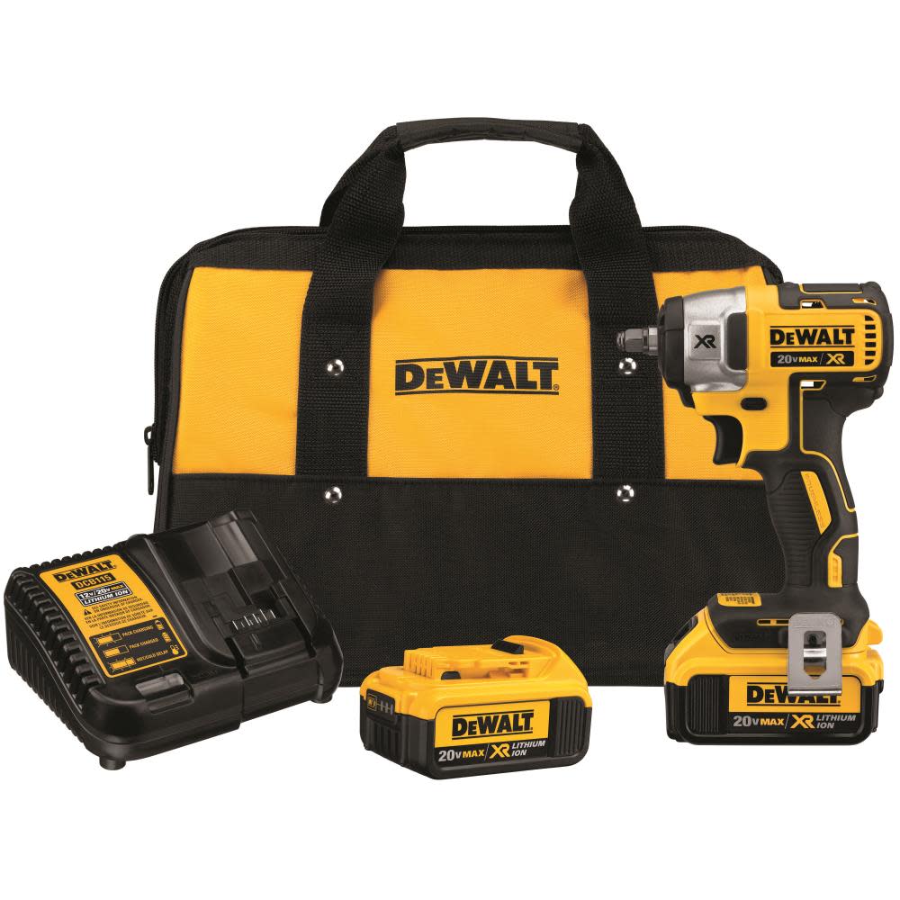 

DEWALT 20-volt MAX XR 3/8-in Compact Impact Wrench Kit