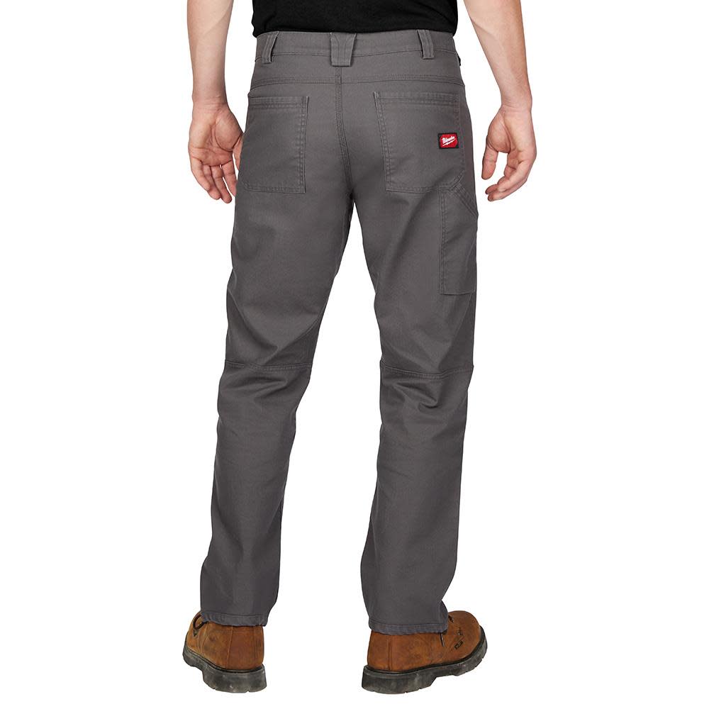 Milwaukee Work Pants Flex Heavy Duty Gray 36 X 32 701g 3632 From Milwaukee Acme Tools