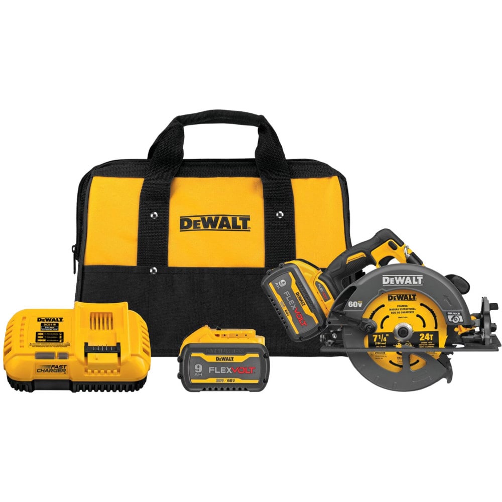 DEWALT FLEXVOLT 60V MAX 7-1/4in Circular Saw Kit with Brake