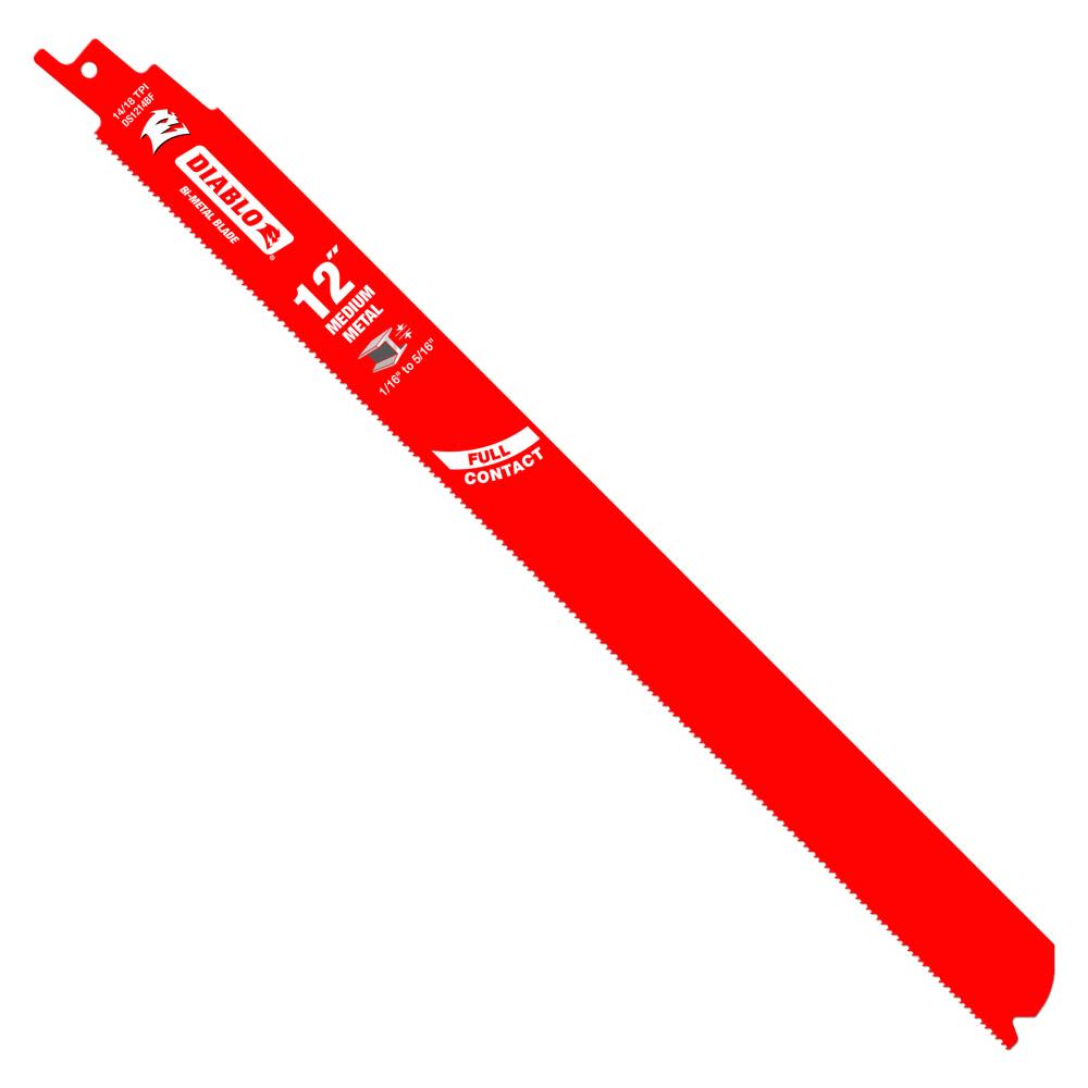 

Diablo Tools 12" Bi-Metal Recip Blade for Medium Metal Cutting 3/32" to 5/16" 2pc
