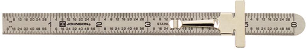 

Johnson Level 6 In. Stainless Steel Pocket Clip Rule