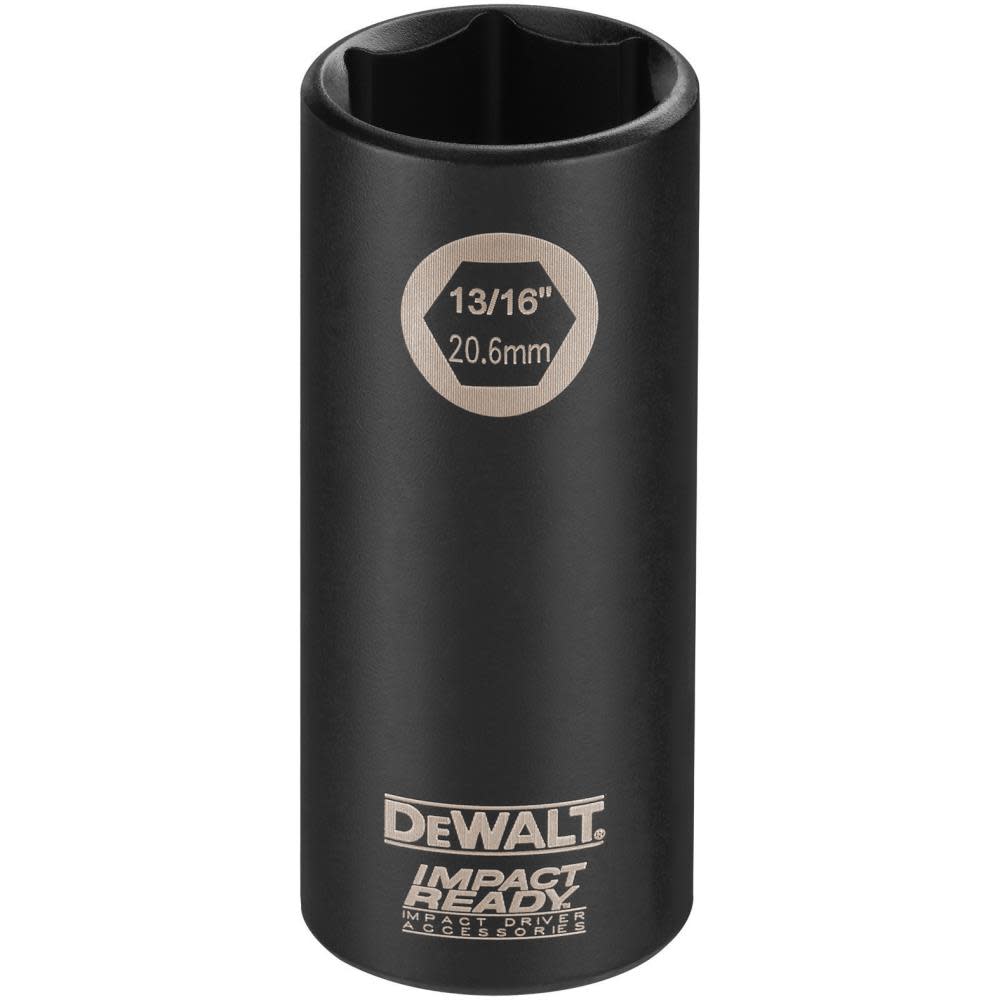 

DEWALT 1/2" 3/8" DR Drive 6pt Deep Impact Ready Socket