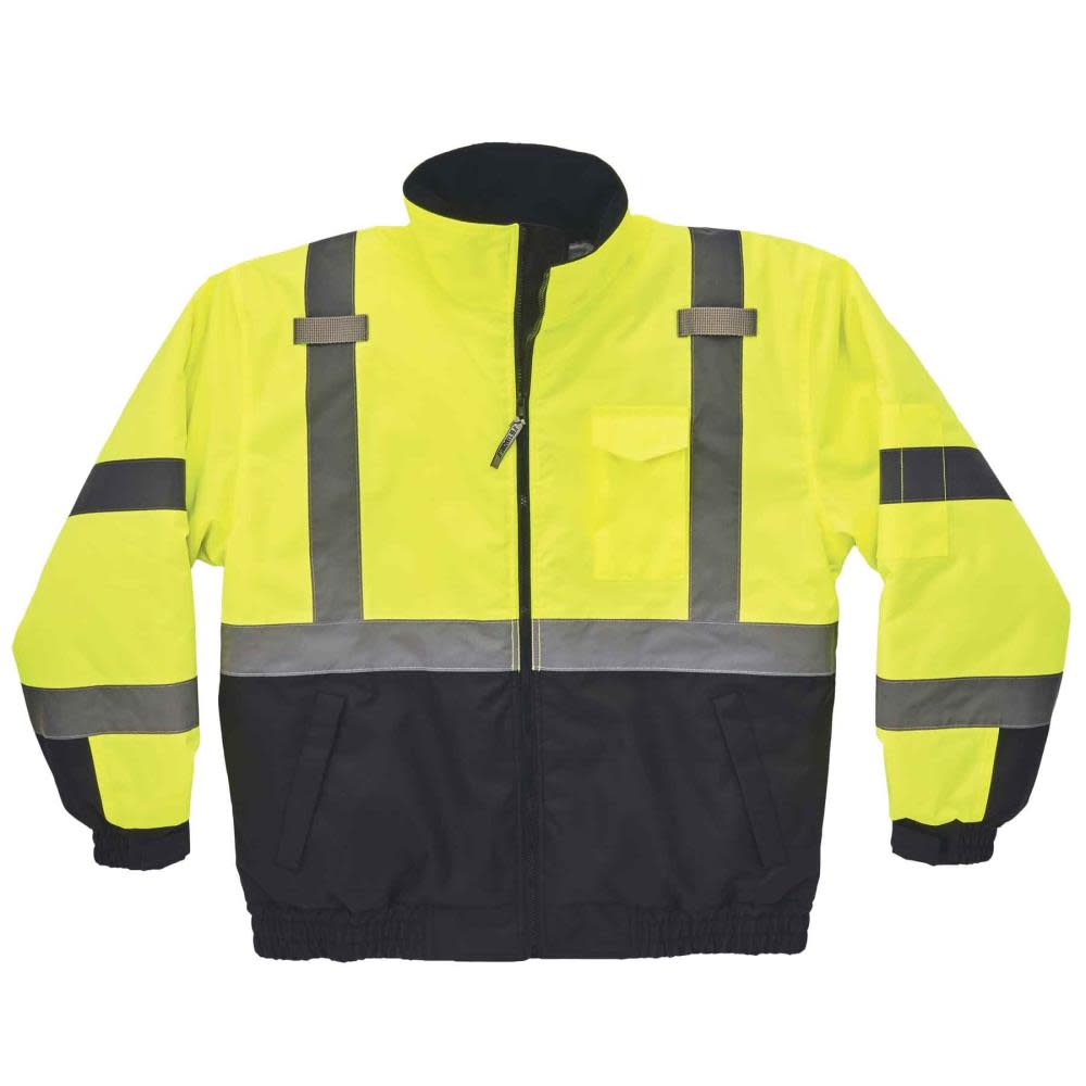 

Ergodyne Glowear 8377 Type R Class 3 Quilted Bomber Jacket - 2XL