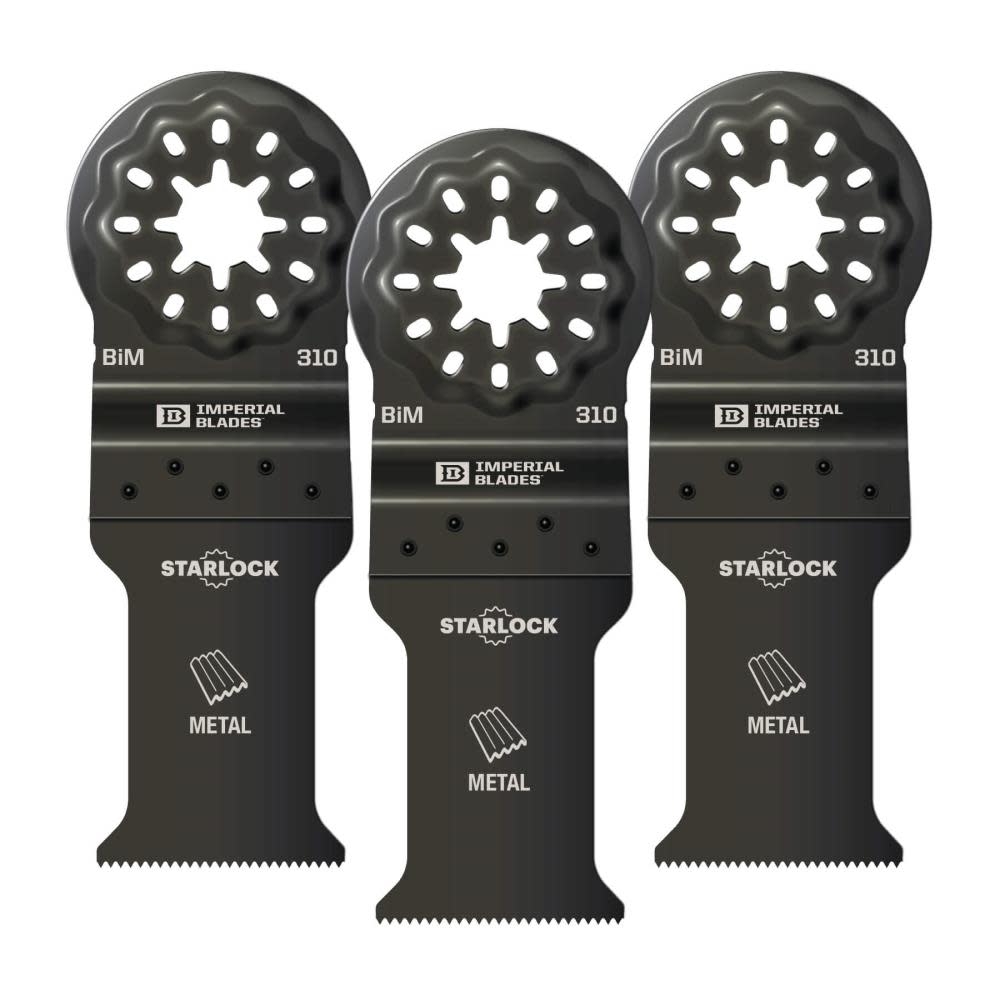 

Imperial Blades IBSL310-3 Starlock 1-3/16" Standard Thin Metal Blade 3PC