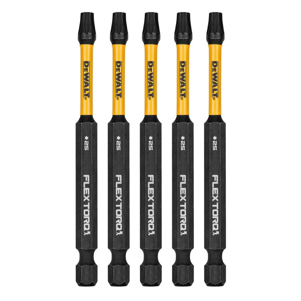 DEWALT 3.5In Torx T25 Flextorq 5 Pack DWAF3TX25IR5 - Acme Tools